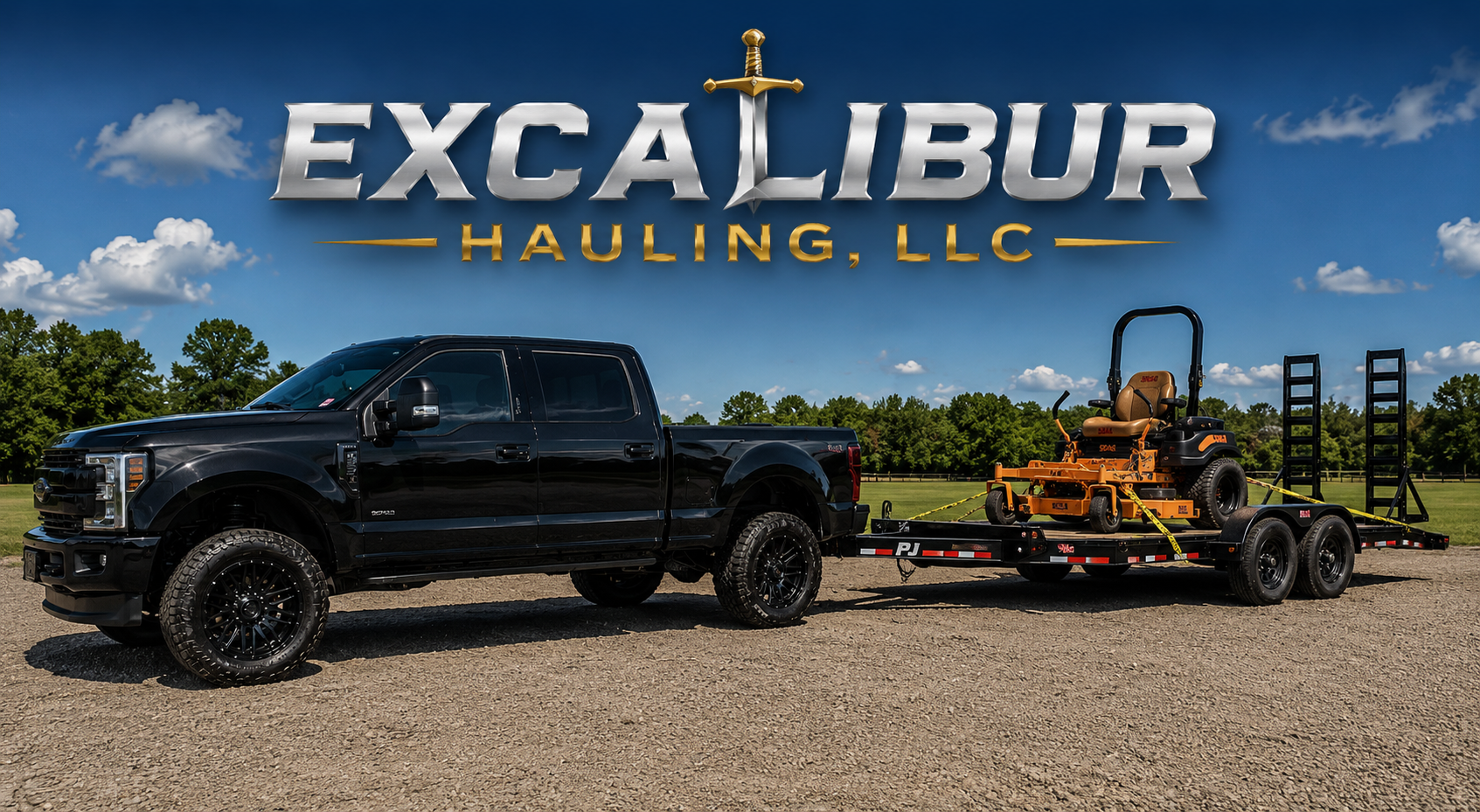 Excalibur Hauling truck and trailer